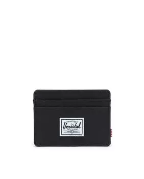 Визитница унисекс из черной ткани Herschel, черный