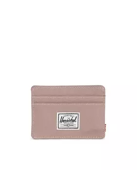 Визитница унисекс из розовой ткани Herschel, розовый