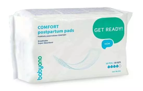 Вкладыши послеродовые, 10 шт. BabyOno