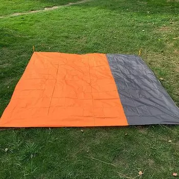 Влагостойкий, устойчивый к царапинам пляжный коврик, складной большой, пескозащитный, водонепроницаемый, для пикника на открытом воздухе, одеяло-желтый, размеры: L Hameb