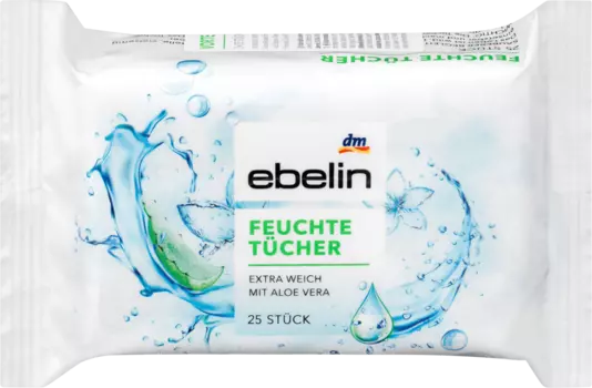 Влажные салфетки (3х25) 75 шт. ebelin