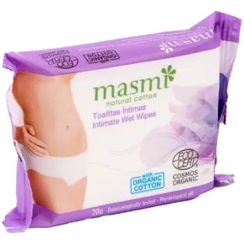 Влажные салфетки для интимной гигиены, 20 шт./1 уп. Masmi