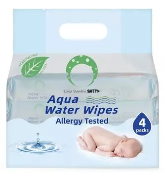 Влажные салфетки Luna Bambini Aqua Water, 200 шт