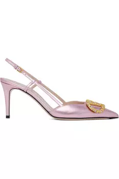 Vlogo фирменные туфли-лодочки на ремешке Valentino Garavani, мультиколор