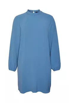 VMCALVA BRIT LS КОРОТКОЕ ПЛАТЬЕ WVN CUR Veromoda, синий