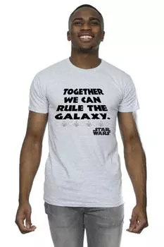 Вместе мы можем править галактикой Футболка Star Wars, серый