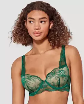 Вместимость бюстгальтера для чашек C, D и E Gisela, зеленый