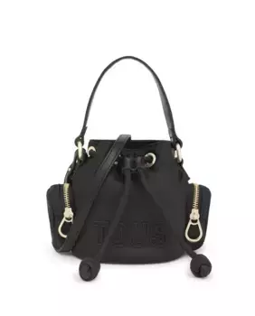 Вместительная мини-сумочка-трансформер Tous, черный