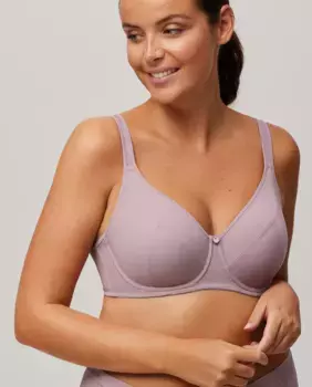 Вместительный бюстгальтер на косточках Ysabel Mora, сиреневый