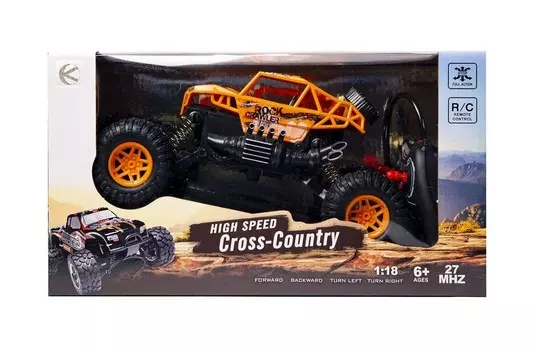 Внедорожник на дистанционном управлении Cross Country, оранжевый, масштаб 1:18 Kathay-Haster