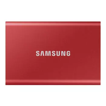 Внешний диск SSD Samsung T7, 2ТБ, красный