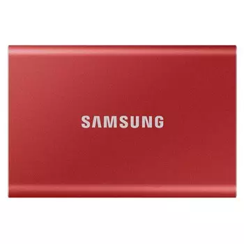 Внешний диск SSD Samsung T7, 500ГБ, красный