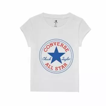 Вневременная футболка CONVERSE, цвет blanco