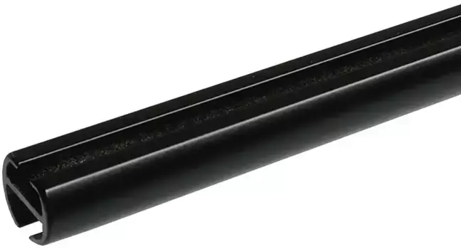 Внутренний ходовой профиль Liedeco, (1 шт.), 1 направляющая фиксированного размера 16 мм Длина: 200 см, черный