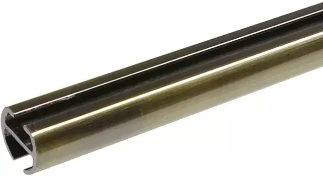 Внутренний ходовой профиль Liedeco, (1 шт.), 1 направляющая фиксированного размера 16 мм Длина: 160 см, цвет messingfarben/antik