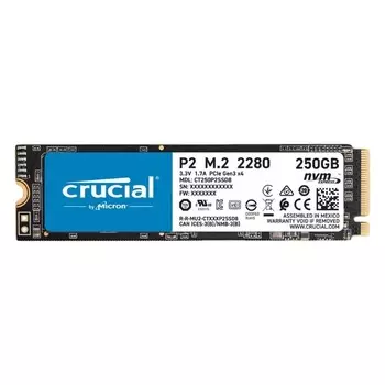 Внутренний твердотельный накопитель Crucial P2, CT250P2SSD8, 250Гб, М.2 2280