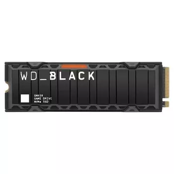 Внутренний твердотельный накопитель Western Digital SN850 с радиатором, WDS200T1XHE, 2Тб, M.2 2280