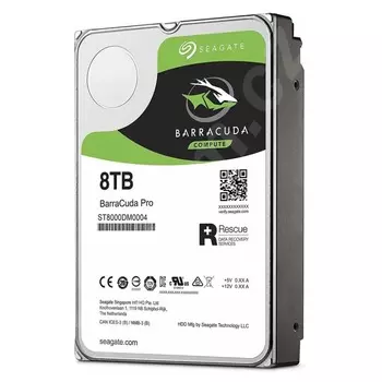 Внутренний жесткий диск Seagate Barracuda, 8ТБ, HDD, SATA III, 3.5"