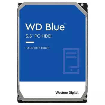 Внутренний жесткий диск Western Digital WD Blue CMR, WD60EZAX, 6Тб