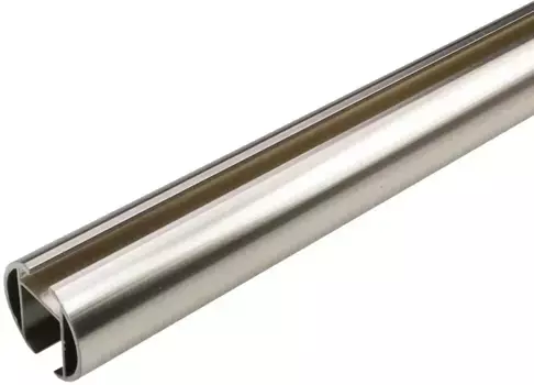Внутренняя направляющая Liedeco, фиксированный размер 240 см, 28мм, цвет edelstahlfarben