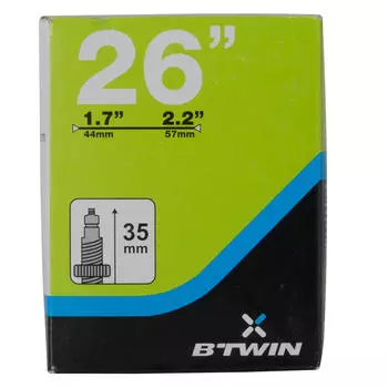 Внутренняя трубка 26x1,7/2,2 35 мм - Presta Btwin