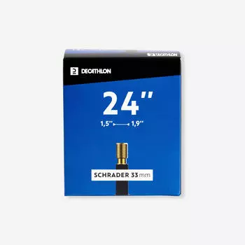 Внутренняя трубка клапана Шредера 24 дюйма, от 1,5 до 1,9 дюйма Decathlon