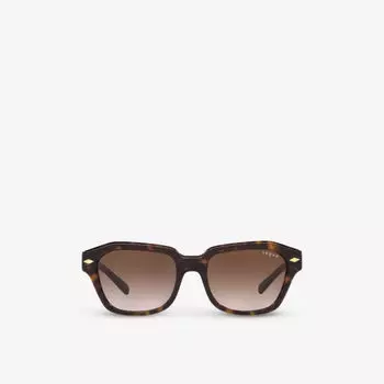 VO5444S оправа из ацетата черепахового цвета неправильной формы Vogue, коричневый