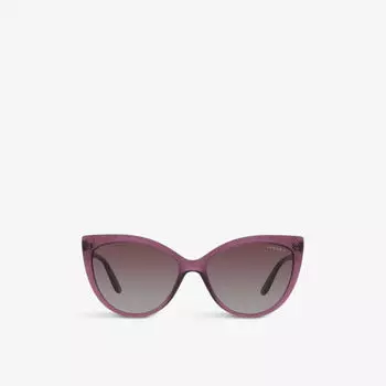 VO5484S поляризационные солнцезащитные очки с прозрачными вставками Vogue, фиолетовый