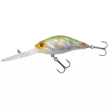 Воблер Deep Crankbait WXM CRKDD 60 F зеленая спина CAPERLAN, зеленый белый