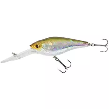 Воблер Deep Crankbait WXM CRKDD 80F окунь CAPERLAN, черный/желтый/неоновый кроваво-оранжевый