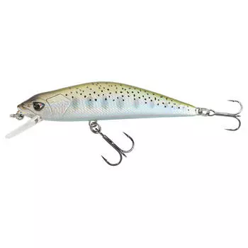 Воблер с форелью Minnow WXM MNWFS 85 US Minnow CAPERLAN, черный/желтый/светло-серый