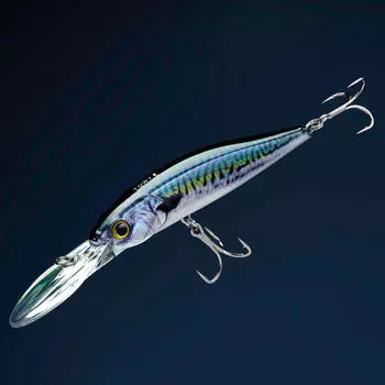 Воблер Trout Minnow WXM MNWFS 50 US Minnow CAPERLAN, черный/оливково-зеленый/неоново-желтый