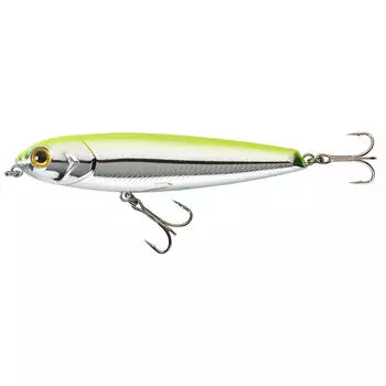 Воблер Wizdom 110F белый CAPERLAN