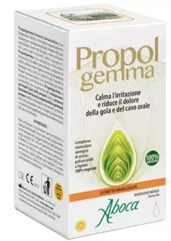 Водно-спиртовой экстракт Aboca Propolgemma 30 мл Против боли в горле