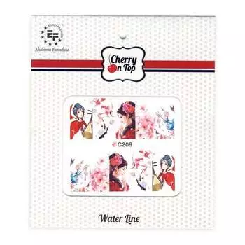 Водные наклейки C209 Euro Fashion, Cherry On Top