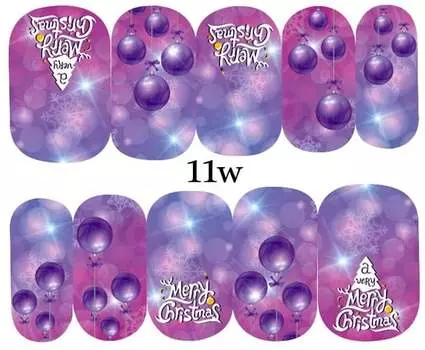 Водные наклейки для ногтей - № 11Вт, inna