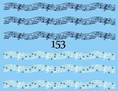 Водные наклейки для ногтей - №153, inna