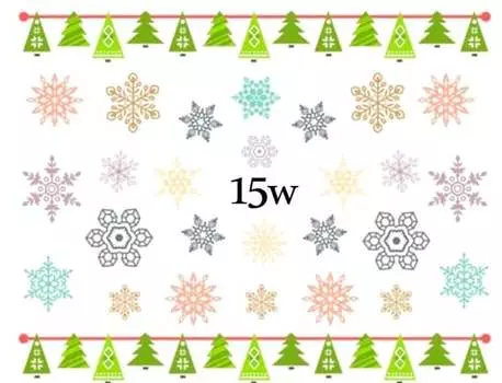 Водные наклейки для ногтей - № 15Вт., inna