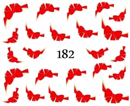 Водные наклейки для ногтей - №182, inna