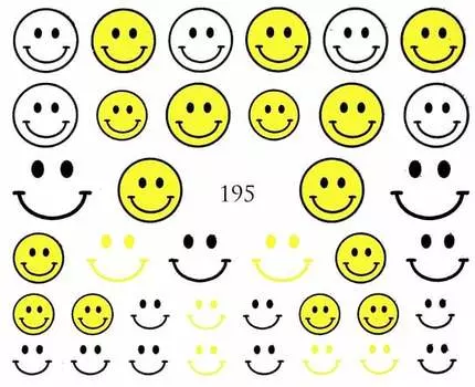 Водные наклейки для ногтей - №195, Raisin