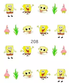 Водные наклейки для ногтей - №208, Raisin