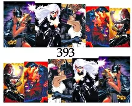 Водные наклейки для ногтей - №393, Raisin