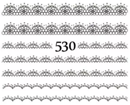 Водные наклейки для ногтей - №530, Raisin