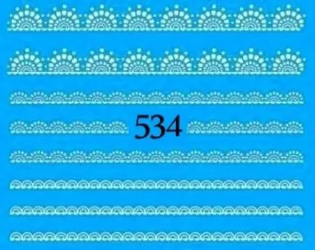 Водные наклейки для ногтей - №534, Raisin