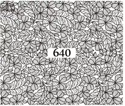 Водные наклейки для ногтей - №640, Raisin