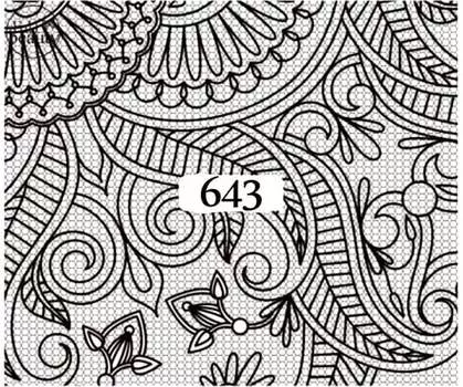 Водные наклейки для ногтей - №643, Raisin