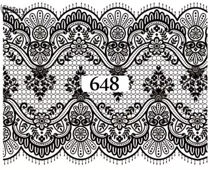 Водные наклейки для ногтей - №648, Raisin