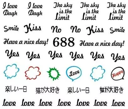 Водные наклейки для ногтей - №688, Raisin