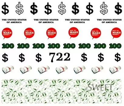 Водные наклейки для ногтей - №722, Raisin