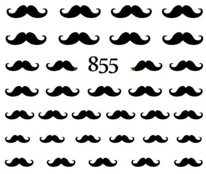 Водные наклейки для ногтей - №855, Raisin